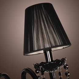 Lámparas de pared de cristal con forma de vela, modernas y contemporáneas.