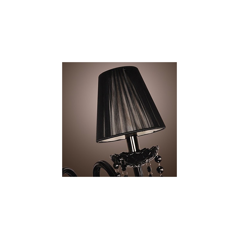 Lámparas de pared de cristal con forma de vela, modernas y contemporáneas.