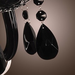 Lámparas de pared de cristal con forma de vela, modernas y contemporáneas.