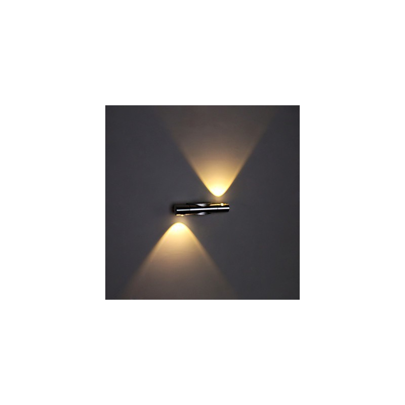 Lámpara de pared moderna con luz dispersa, diseño de ciencia ficción