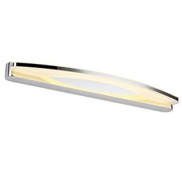 Iluminación de baño moderna y contemporánea, aplique de pared de metal de 180 cm de largo