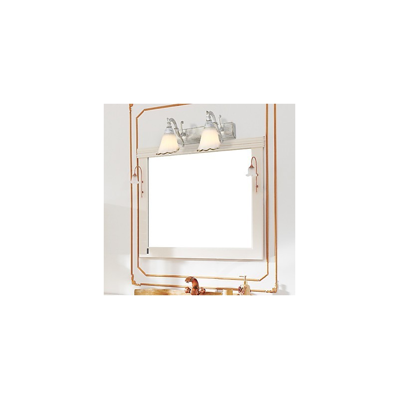 Apliques de pared Iluminación de baño Lámparas de pared de lectura Estilo mini Rústico Lodge Metal