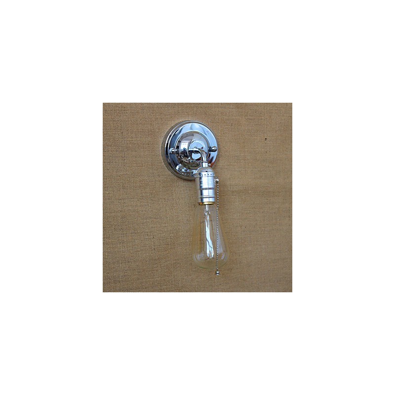 Lámpara de pared estilo rural americano retro estilo Edison con bombillas modernas para pasillo y sala de estar.