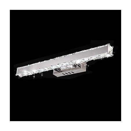 Iluminación de baño de cristal moderna y contemporánea de metal Iluminación de baño de cristal moderna y contemporánea de metal