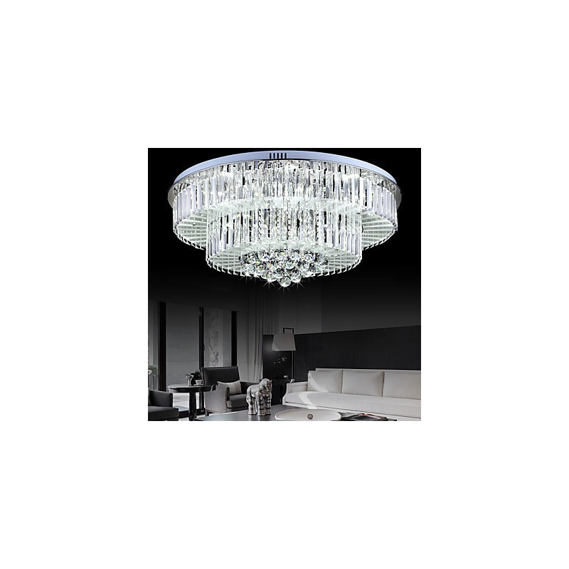 Lámpara de techo moderna contemporánea de cristal con mando a distancia