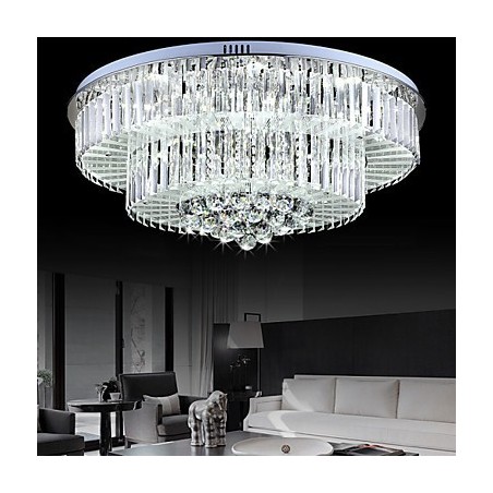 Lámpara de techo moderna contemporánea de cristal con mando a distancia Lámpara de techo moderna contemporánea de cristal con mando a distancia