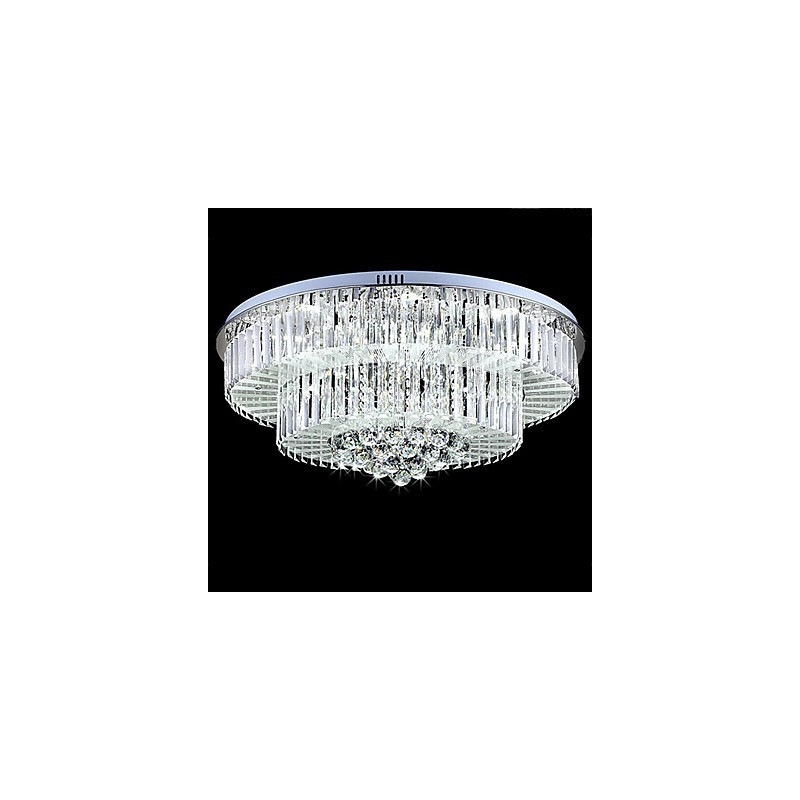 Lámpara de techo moderna contemporánea de cristal con mando a distancia