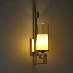 Lámparas de pared de vidrio modernas para comedor, lámparas de pared de cocina sencillas, lámparas de pared para bar, cafetería, pasillo y balcón.