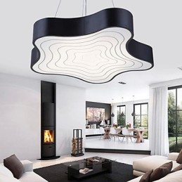 Luz de cúpula absorbente geométrica moderna, creativa, contraída y contemporánea.