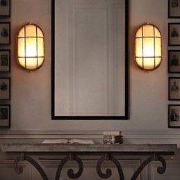 Lámparas de pared de vidrio con personalidad creativa que restauran formas antiguas