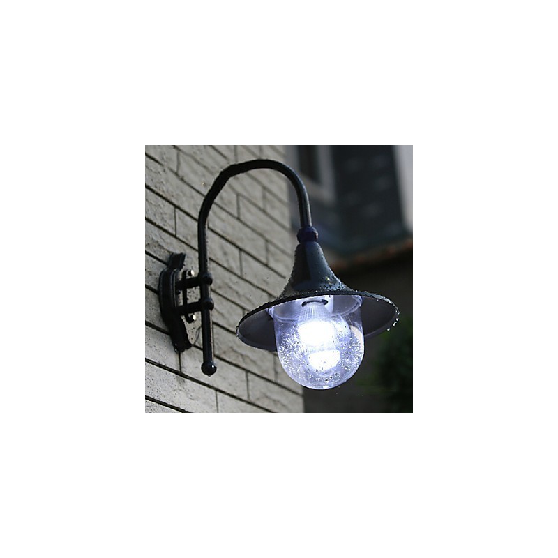 Apliques de pared para exterior tradicionales clásicos de metal