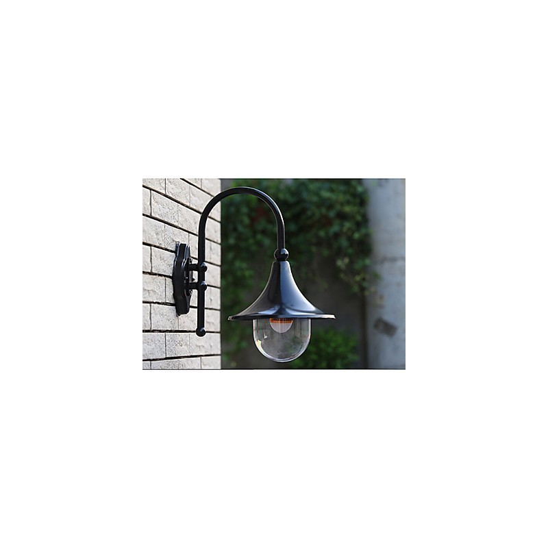 Apliques de pared para exterior tradicionales clásicos de metal