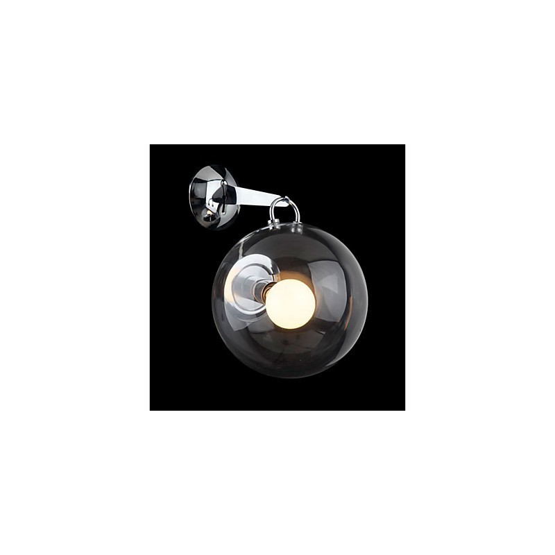 Lámpara colgante de pared con bola de burbuja de cristal moderna con diseño creativo e individualidad