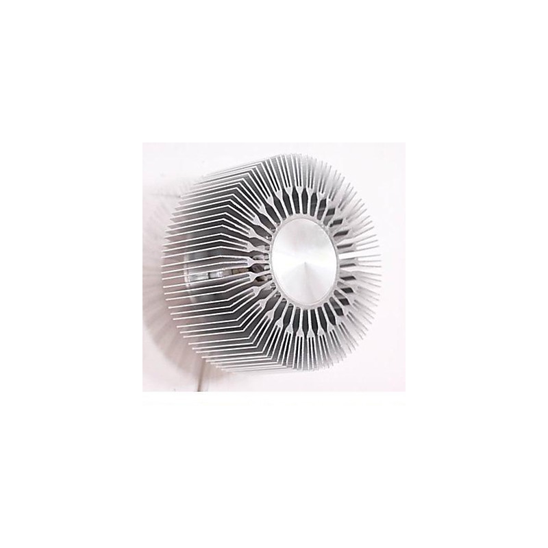 Lámpara de pared de proyección de aluminio tipo girasol redonda empotrada