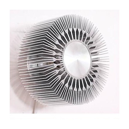 Lámpara de pared de proyección de aluminio tipo girasol redonda empotrada Lámpara de pared de proyección de aluminio tipo girasol redonda empotrada