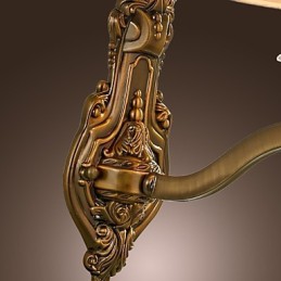 Apliques de pared tradicionales clásicos de metal