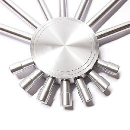 Aplique de pared moderno con diseño de luz dispersa en 7 direcciones, luz en forma de abanico