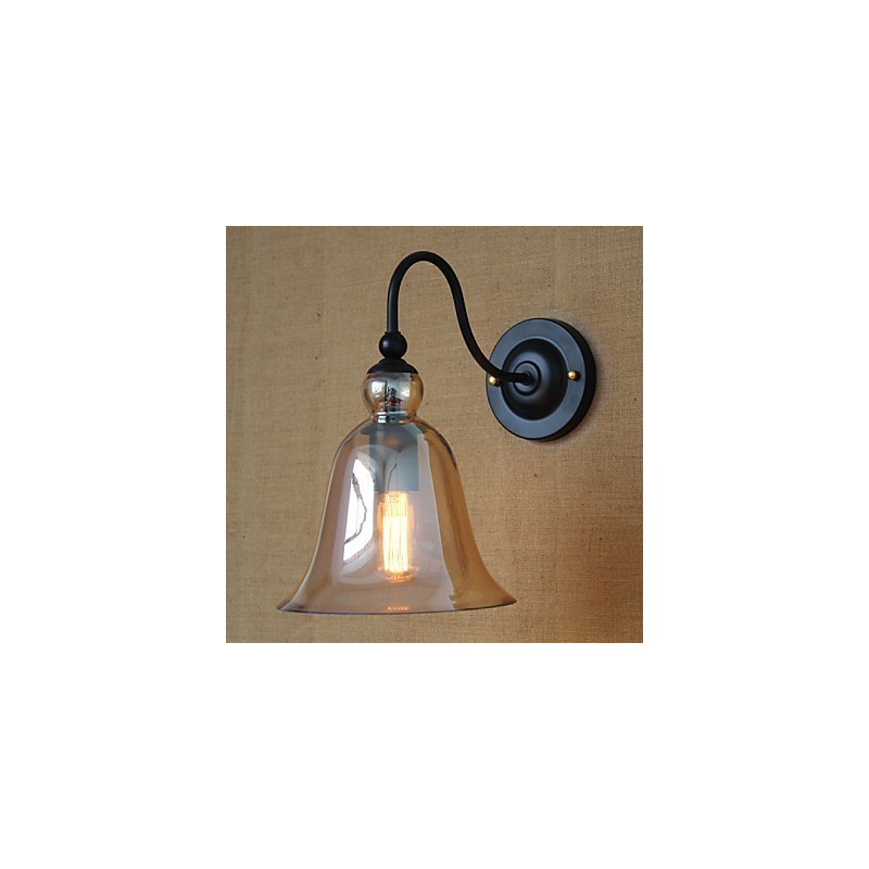Aplique de pared de vidrio decorado con estilo minimalista de estilo rural americano para sala de estar y pasillo