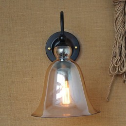 Aplique de pared de vidrio decorado con estilo minimalista de estilo rural americano para sala de estar y pasillo