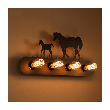 Lámparas de pared estilo loft estilo pastoral americano para dormitorio, pasillo, hierro, estilo retro, estilo caballo salvaje, envío gratuito. Lámparas de pared estilo loft estilo pastoral americano para dormitorio, pasillo, hierro, estilo retro, estilo caballo salvaje, envío gratuito.