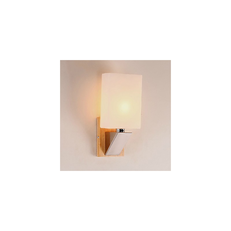 Apliques de pared modernos contemporáneos de madera y bambú