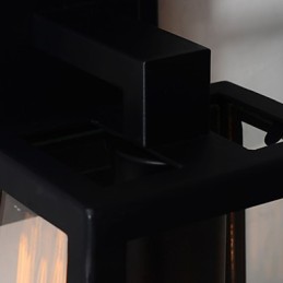 Lámpara de pared retro de calidad para pasillo de la industria eólica, lámpara de pared de hierro con