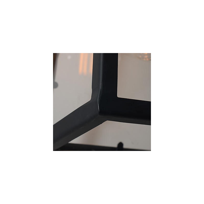 Lámpara de pared retro de calidad para pasillo de la industria eólica, lámpara de pared de hierro con