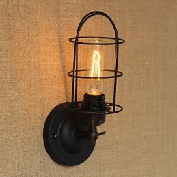 Lámpara de pared decorativa minimalista retro para pasillo, escalera y balcón.
