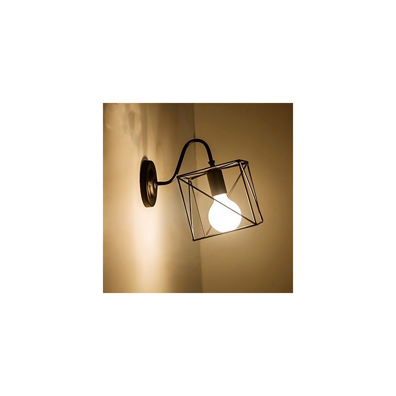 Lámparas de pared de la industria americana, estilo nostálgico vintage de hierro forjado para loft, pasillo y balcón.