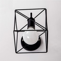 Lámparas de pared de la industria americana, estilo nostálgico vintage de hierro forjado para loft, pasillo y balcón.