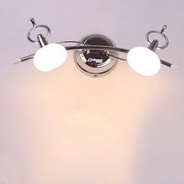 Iluminación de baño moderna contemporánea G4 metal