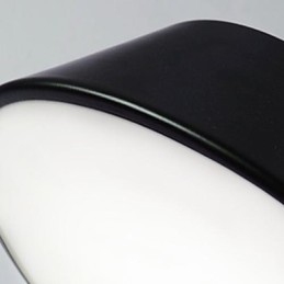 Lámpara empotrada de 3 luces, metal, acrílico, sencilla y moderna.