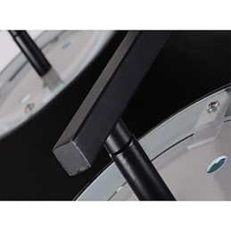 Lámpara empotrada de 3 luces, metal, acrílico, sencilla y moderna.