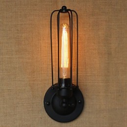 Aplique de pared decorativo retro minimalista industrial para mesita de noche, pasillo, escalera, balcón