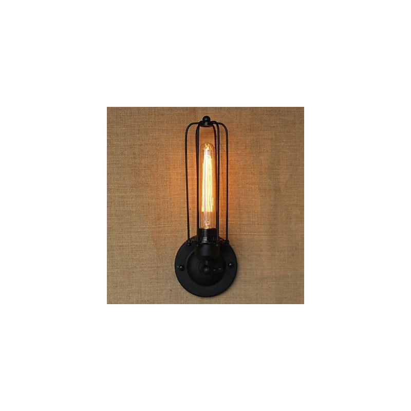 Aplique de pared decorativo retro minimalista industrial para mesita de noche, pasillo, escalera, balcón