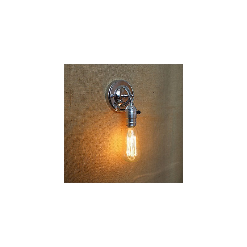 Lámpara de pared con interruptores giratorios, estilo rural americano, retro, moderno, Edison, para pasillo, sala de estar