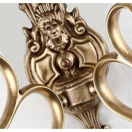 Apliques de pared estilo mini tradicional clásico metal