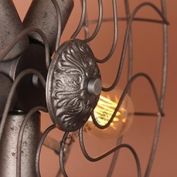 Apliques de pared estilo mini de metal campestre