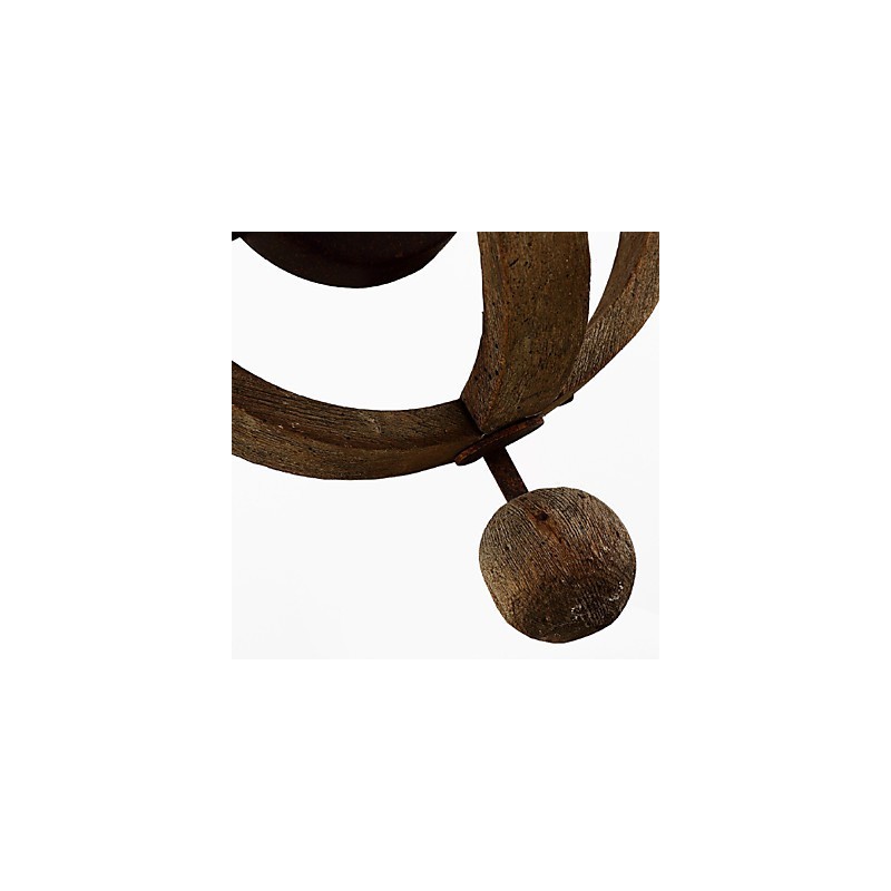 Lámpara de pared de madera rústica americana vintage con forma de barril de vino, ideal para sala de estar y dormitorio.