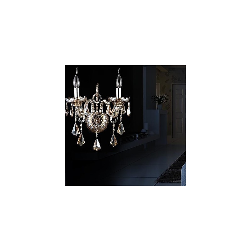 Apliques de pared de cristal modernos y contemporáneos de cristal