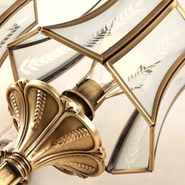 Apliques de pared estilo mini tradicional clásico metal
