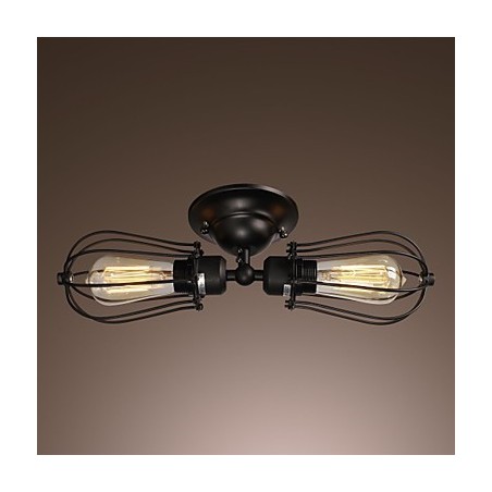 Aplique de pared dorado de 2 luces en estilo antiguo Aplique de pared dorado de 2 luces en estilo antiguo
