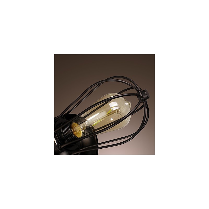 Aplique de pared dorado de 2 luces en estilo antiguo