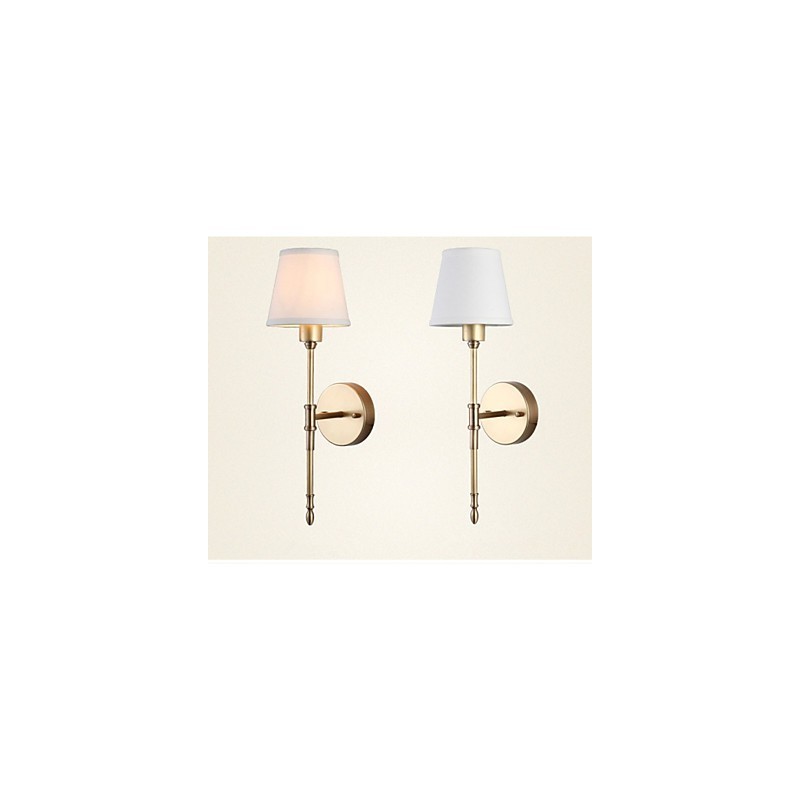 Apliques de pared estilo mini tradicional clásico metal