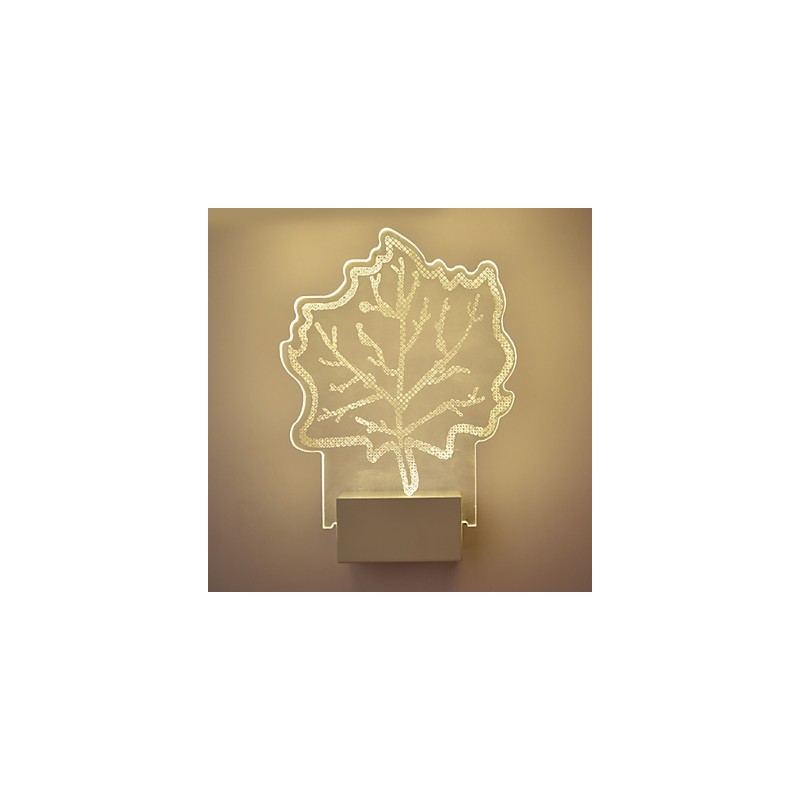 Lámpara de pared acrílica de PVC con chip de luz, moderna y contemporánea de metal.