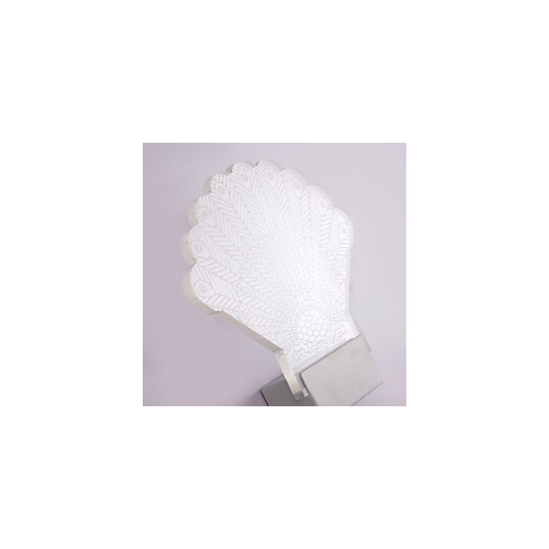 Lámpara de pared acrílica de PVC, moderna y contemporánea, de metal.