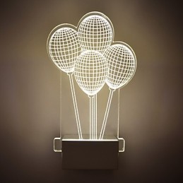 Lámpara de pared acrílica de PVC, moderna y contemporánea, de metal.