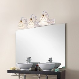 Apliques de pared para baño modernos contemporáneos de metal