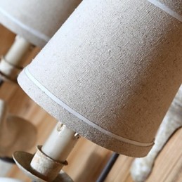 Apliques de pared estilo mini estilo rústico de madera de bambú