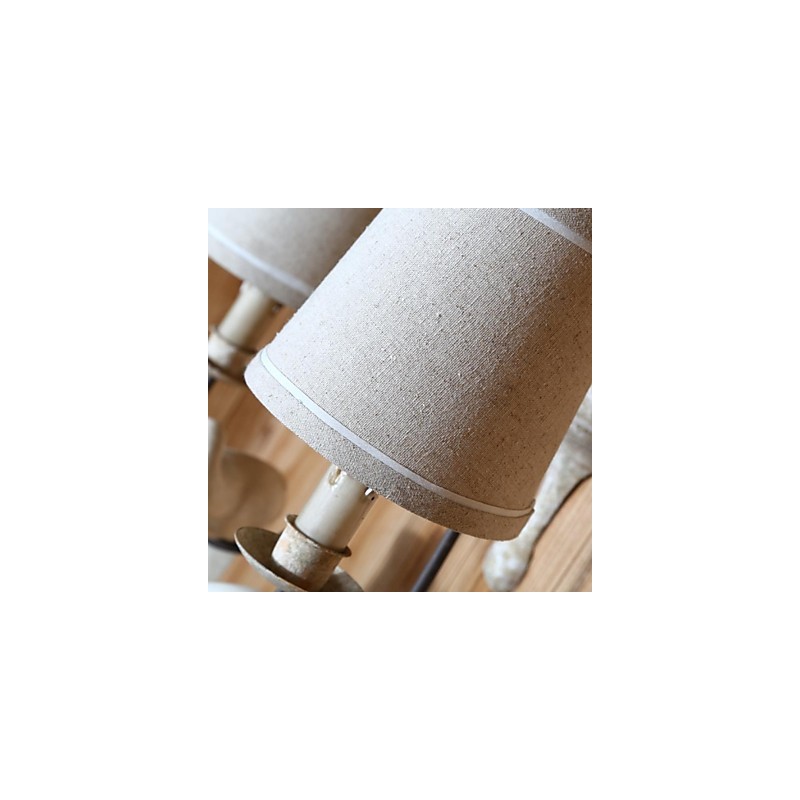 Apliques de pared estilo mini estilo rústico de madera de bambú